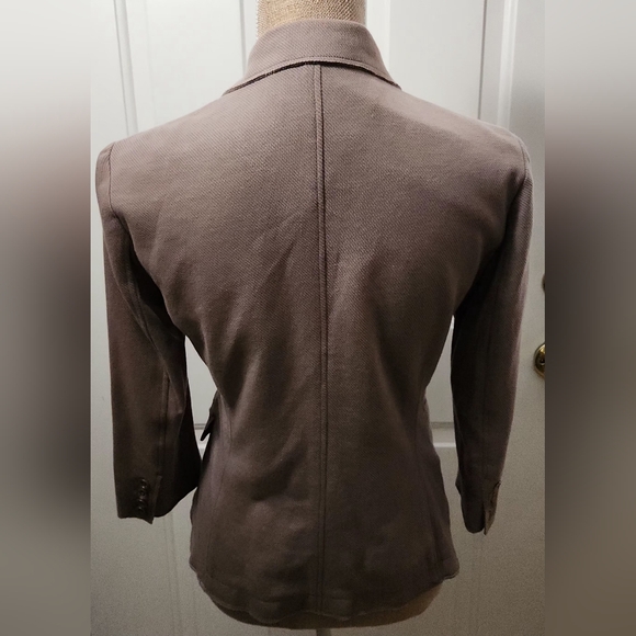 Double Standard Clothing Tan Blazer Size L - Picture 5 of 9